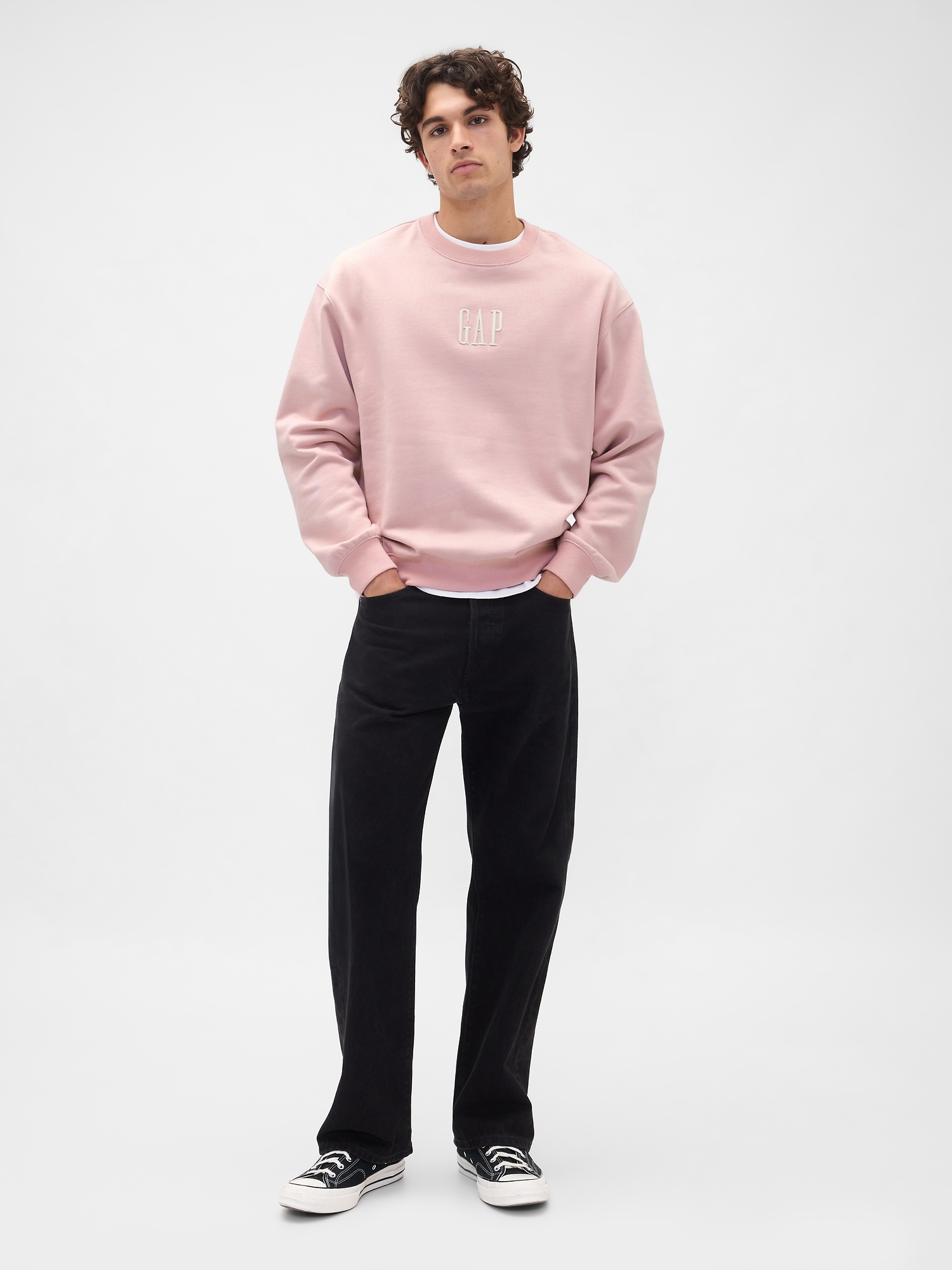 Adult Heavyweight Oversized Logo Sweatshirt | Gap