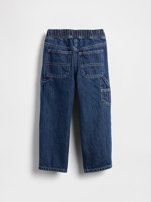 Image number 2 showing, Baby & Toddler Pull-On Baggy Carpenter Jeans