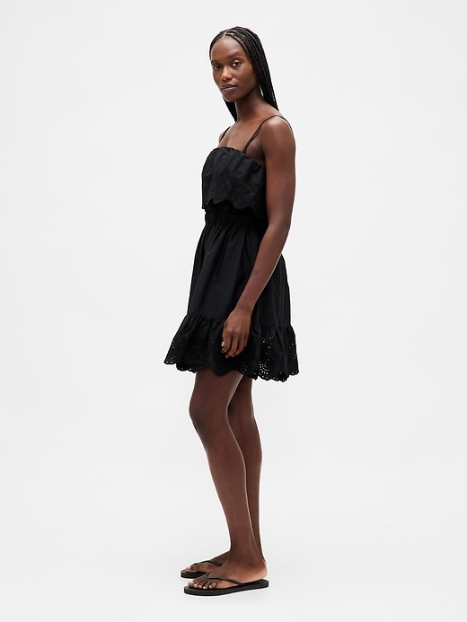 Image number 3 showing, Eyelet Ruffle Mini Dress