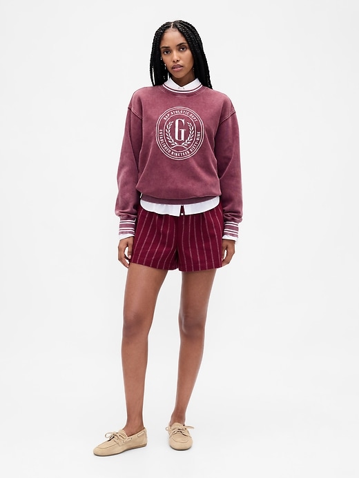 L'image numéro 5 présente Boxeur en flanelle à logo