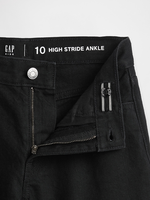 Image number 5 showing, Kids High Rise Stride Wide-Leg Ankle Jeans