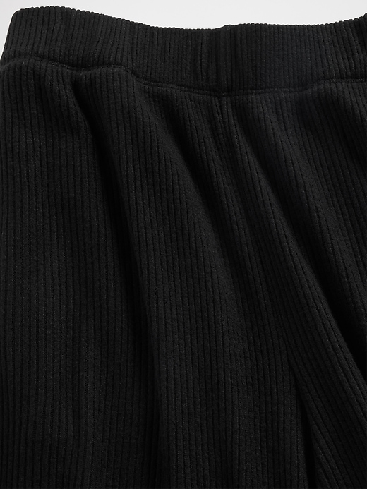 Image number 5 showing, Kids Softspun Rib Wide-Leg Pants
