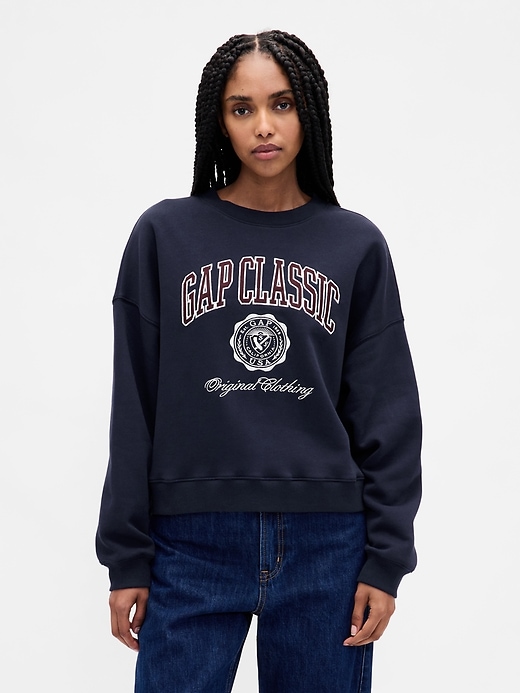 Image number 1 showing, VintageSoft Logo Wedge Sweatshirt