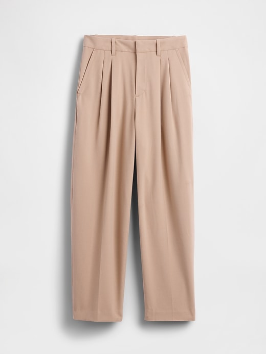 Image number 7 showing, 365 High Rise Brushed Twill Taper Ankle Trousers
