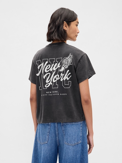 Image number 3 showing, Relaxed NYC Graphic T-Shirt