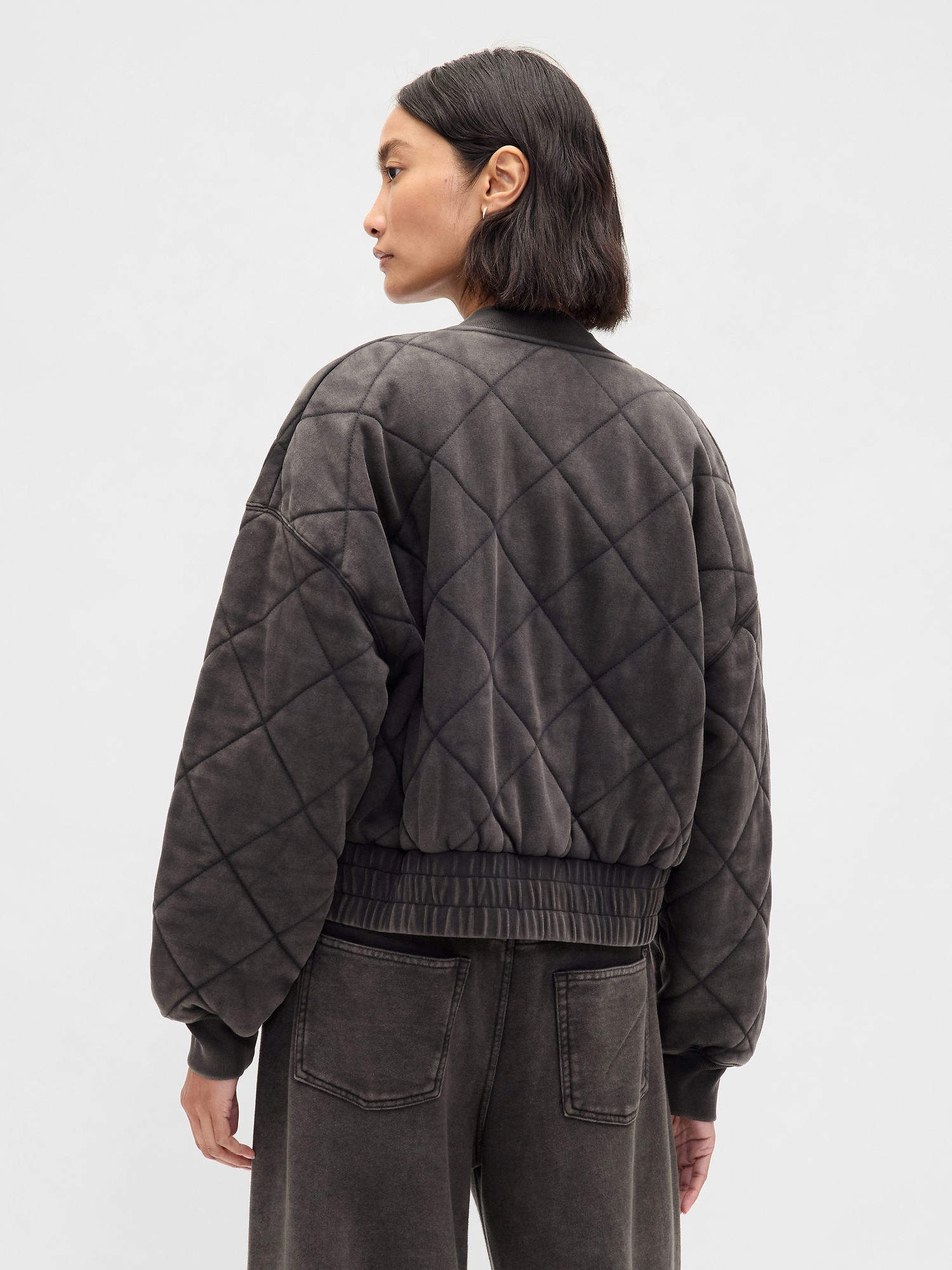 VintageSoft Quilted Bomber Jacket | Gap