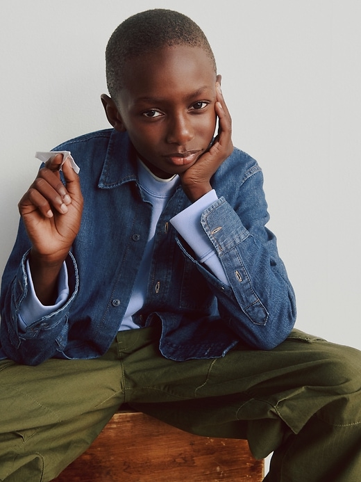 Image number 6 showing, Kids Denim Shirt