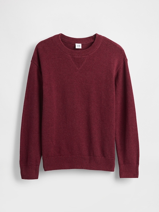Image number 2 showing, Kids Relaxed Crewneck Sweater