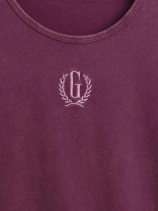 Image number 4 showing, Cotton Jersey Crop Logo T-Shirt