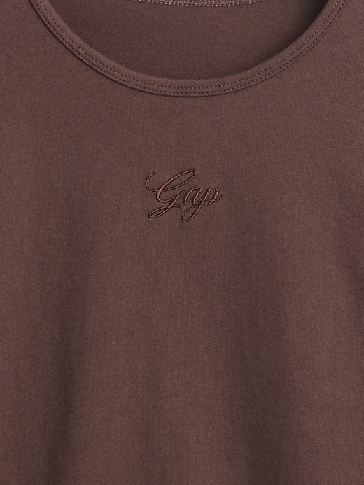 Image number 4 showing, Cotton Jersey Crop Logo T-Shirt