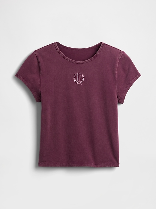 Image number 5 showing, Cotton Jersey Crop Logo T-Shirt