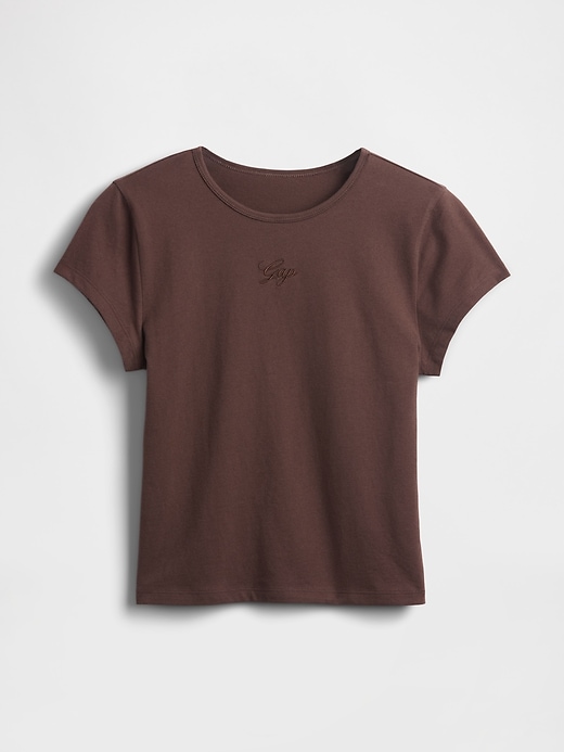 Image number 5 showing, Cotton Jersey Crop Logo T-Shirt