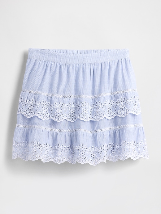 Image number 5 showing, Eyelet Ruffle Mini Skort