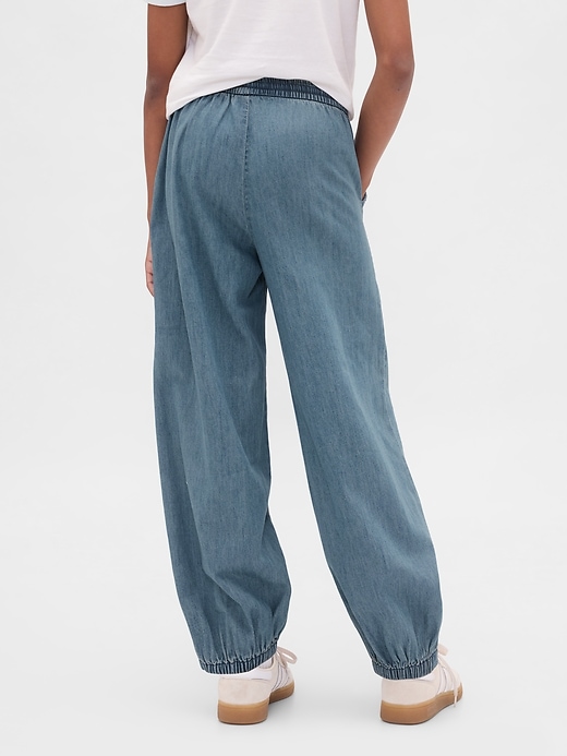Image number 4 showing, Kids High Rise Denim Baggy Joggers