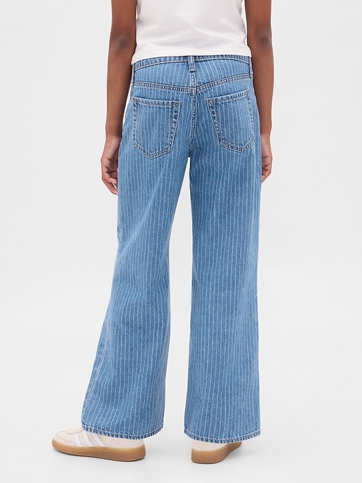 Image number 4 showing, Kids Low Rise Stride Wide-Leg Jeans