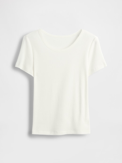 L'image numéro 2 présente T-shirt côtelé pour Enfant