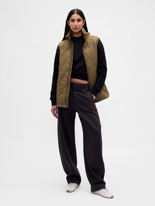 Image number 2 showing, Recycled Lightweight Quilted Puffer Vest