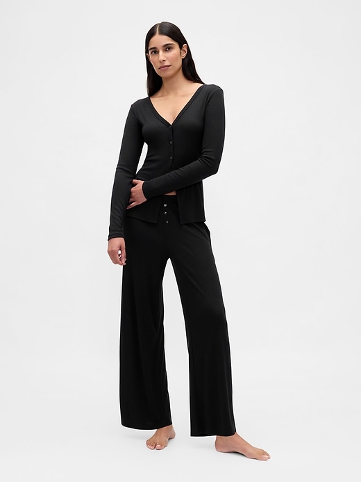 Image number 5 showing, Mini Rib PJ Cardigan