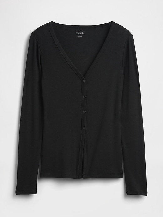 Image number 6 showing, Mini Rib PJ Cardigan