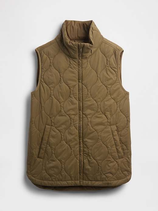 Image number 5 showing, Recycled Lightweight Quilted Puffer Vest
