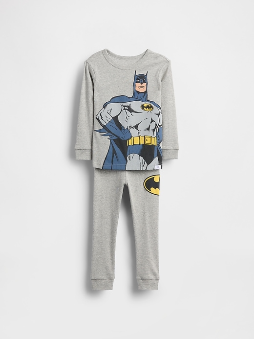 Image number 1 showing, Baby & Toddler Batman Organic Brushed Cotton PJ Set