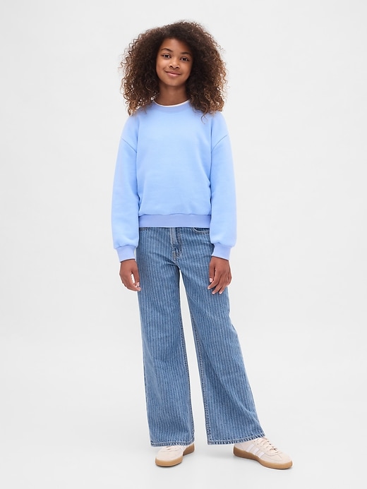 Image number 1 showing, Kids Low Rise Stride Wide-Leg Jeans