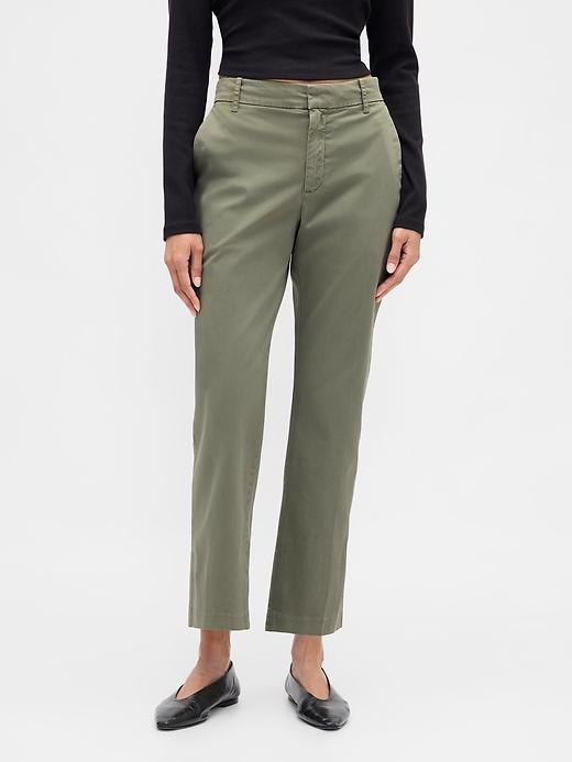 Image number 2 showing, Mid Rise Downtown Khakis