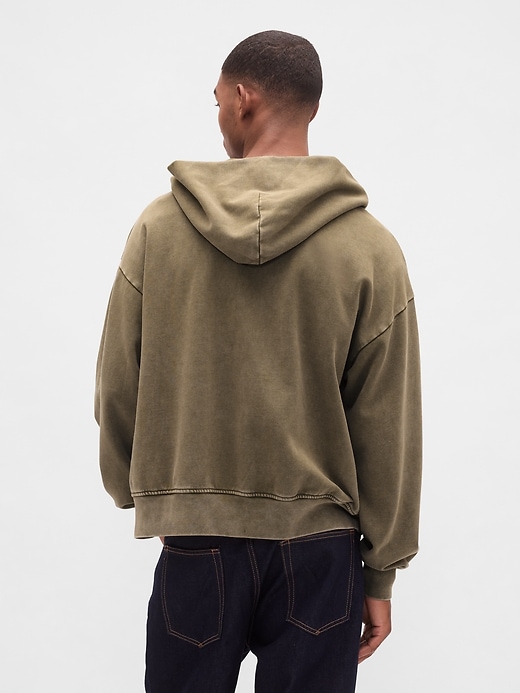 Image number 3 showing, Heavyweight Oversized Zip Hoodie