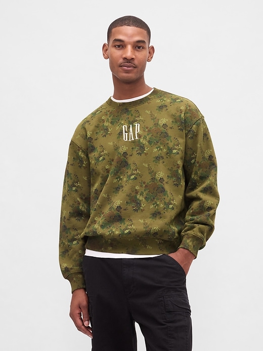 Image number 1 showing, Heavyweight Oversized Logo Sweatshirt