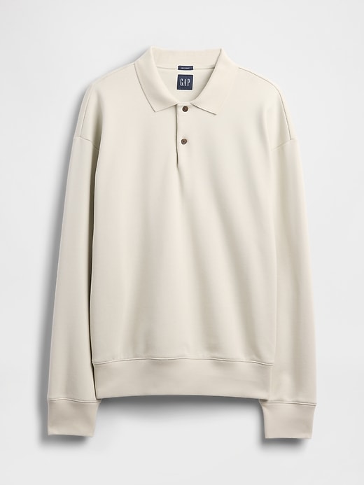 Image number 5 showing, Heavyweight Oversized Polo Sweatshirt