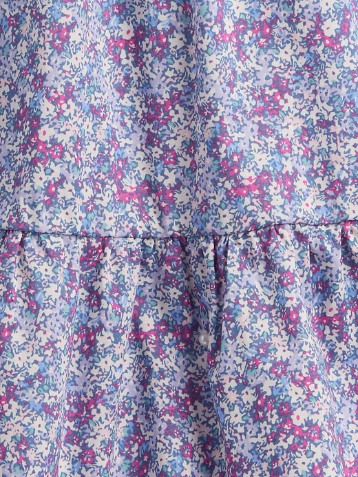 Image number 4 showing, Kids Mixed Media Flounce Dress