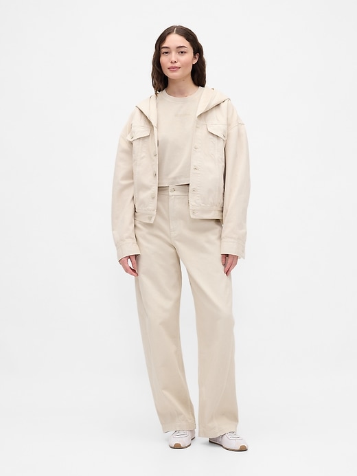 L'image numéro 2 présente T-shirt imprimé court en coton biologique VintageDoux Gap × BÉIS