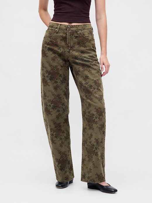 Image number 2 showing, High Rise Barrel Jeans