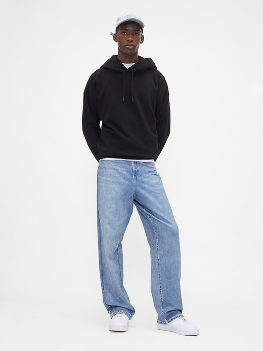 Image number 3 showing, Gap × BÉIS Knit Denim Baggy Jeans