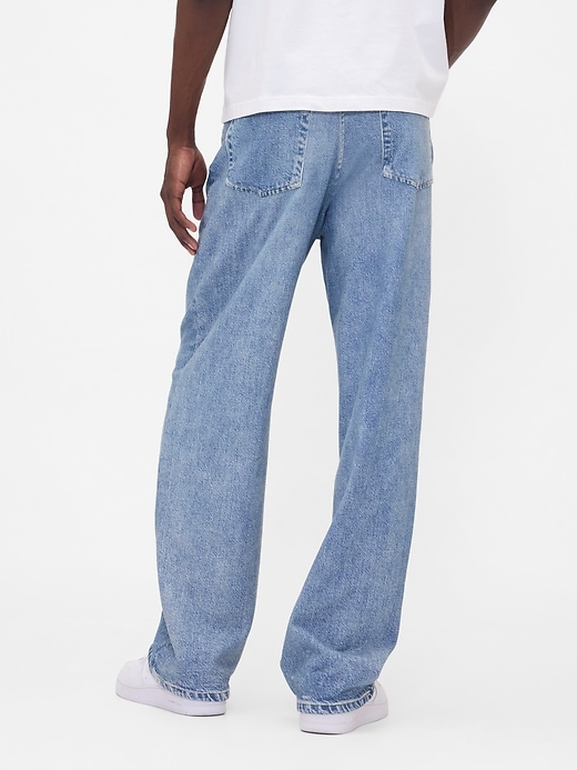 Image number 5 showing, Gap × BÉIS Knit Denim Baggy Jeans