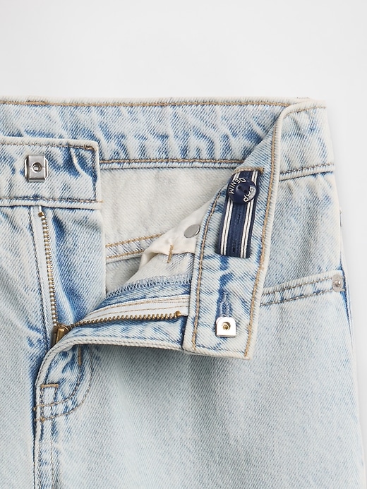 Image number 5 showing, Kids High Rise Stride Wide-Leg Ankle Jeans