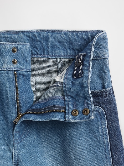 Image number 5 showing, Kids High Rise Stride Wide-Leg Ankle Jeans
