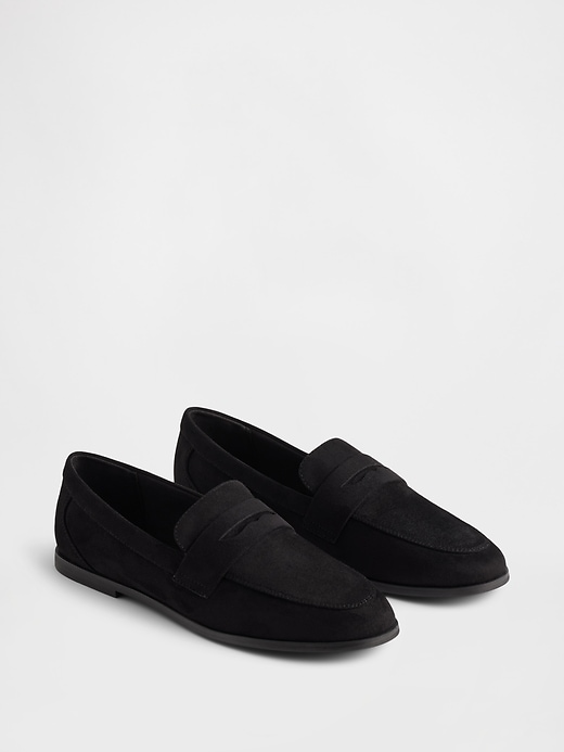 Image number 2 showing, Vegan Suede Loafers