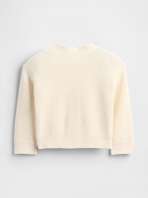 L'image numéro 2 présente Cardigan à poches avec imprimé d’ourson pour Bébé