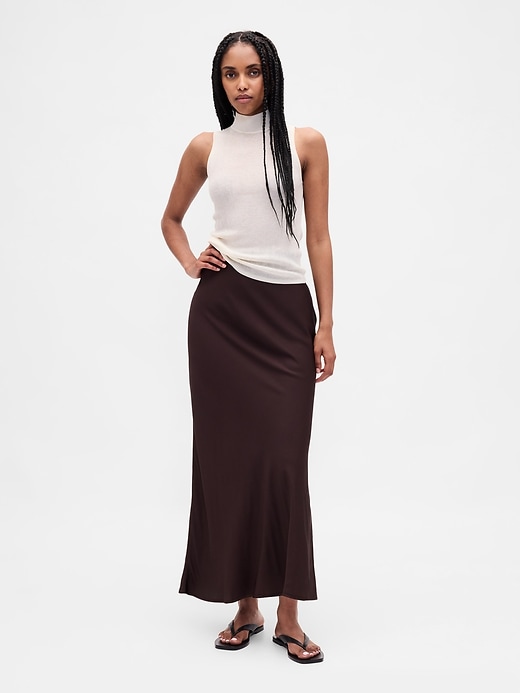 Image number 1 showing, Maxi Slip Skirt