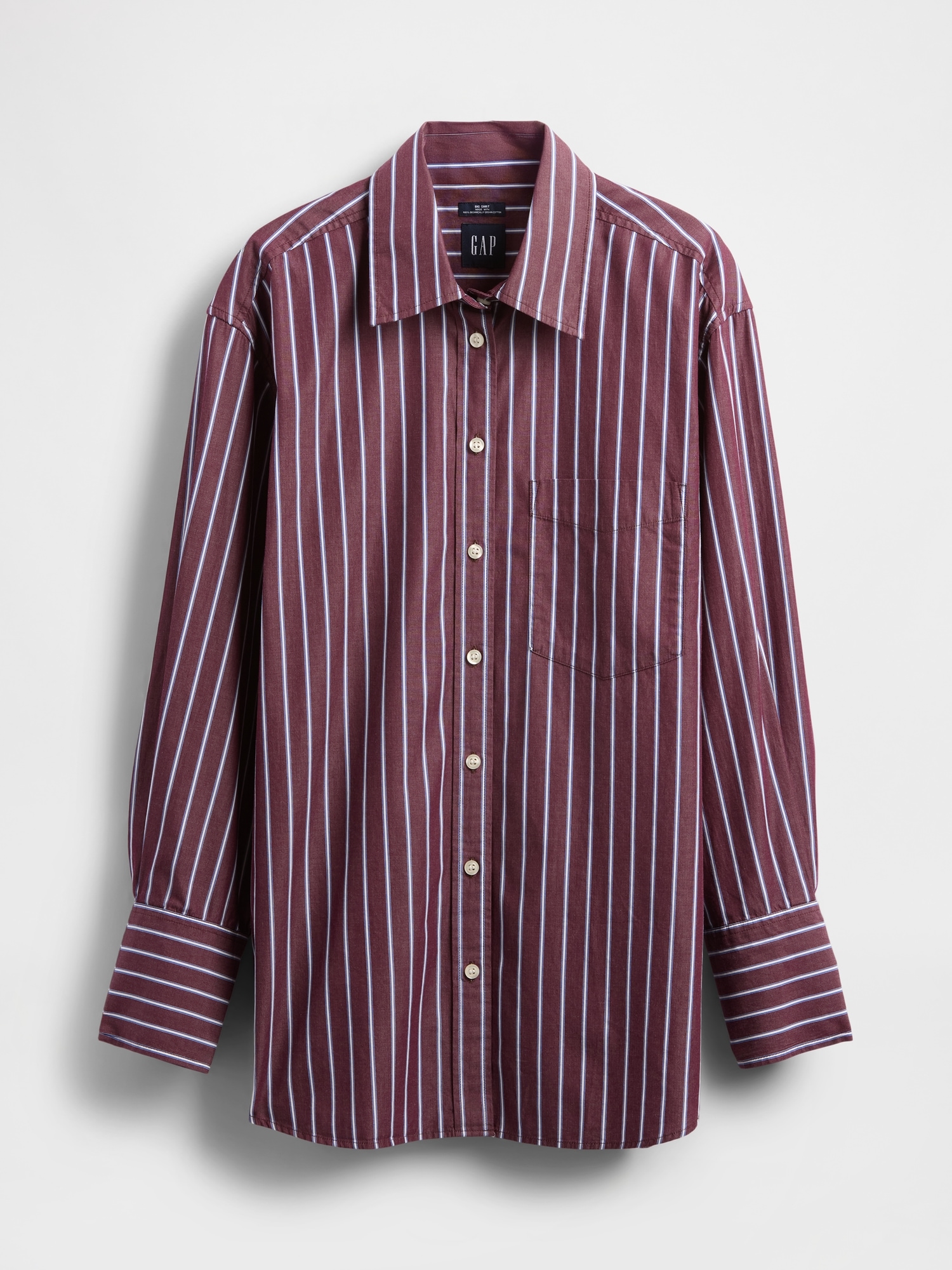 Organic Cotton Poplin Big Shirt