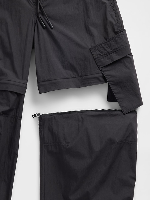 Image number 9 showing, Gap × BÉIS Convertible Cargo Barrel Pants