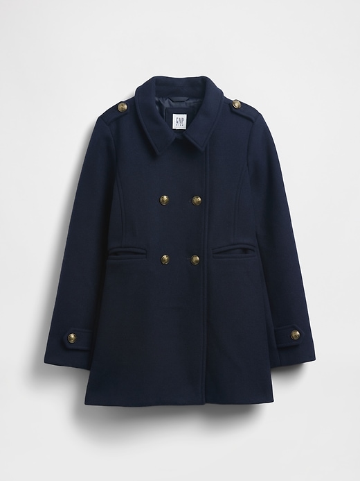 Image number 2 showing, Kids Wool-Blend Peacoat