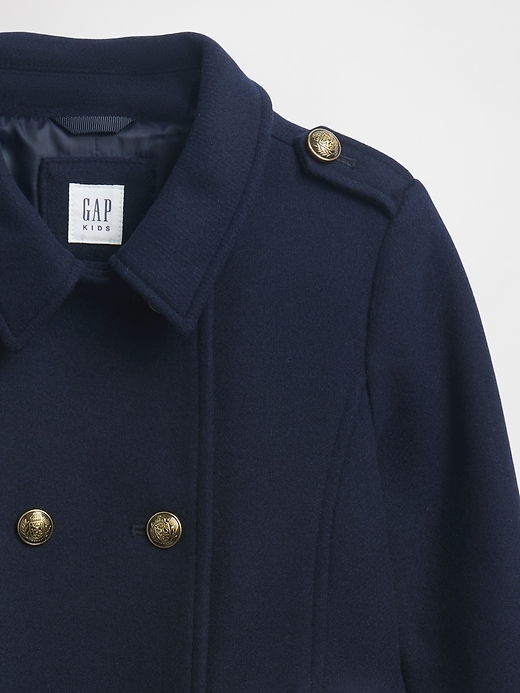 Image number 5 showing, Kids Wool-Blend Peacoat