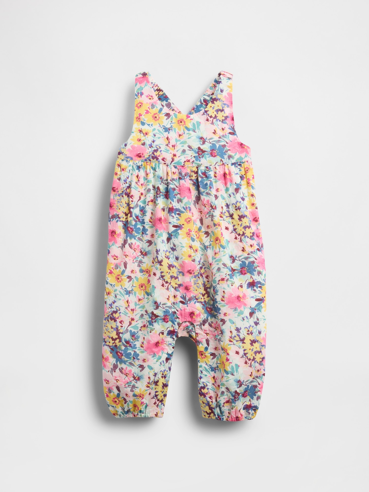 Baby Ruffle-Back Floral One-Piece
