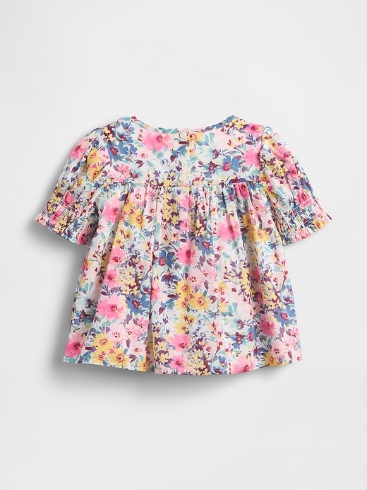 Image number 2 showing, Baby & Toddler Smocked Floral Top