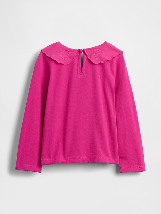 Image number 2 showing, Baby & Toddler Heart Collar Top