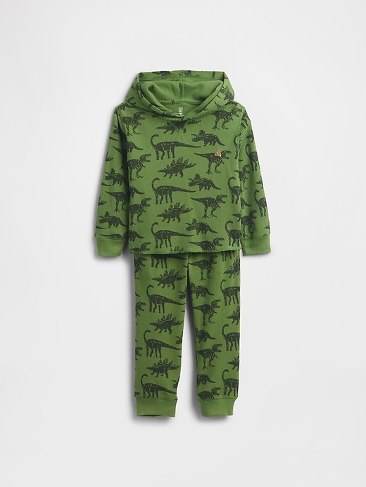 Image number 2 showing, Baby & Toddler Waffle Outfit Set