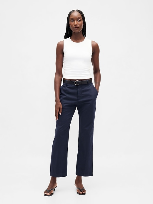 Image number 1 showing, Mid Rise Downtown Khakis