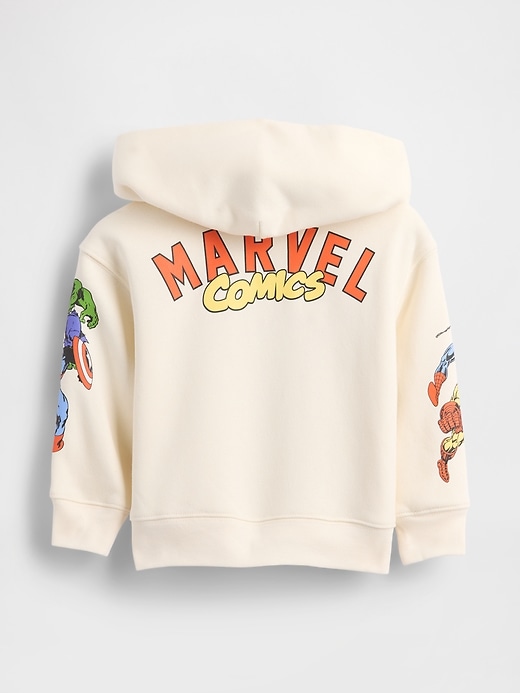 Image number 2 showing, Baby & Toddler VintageSoft Marvel Logo Zip Hoodie
